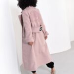 Płaszcz z baranka MC DOLLY pudrowy