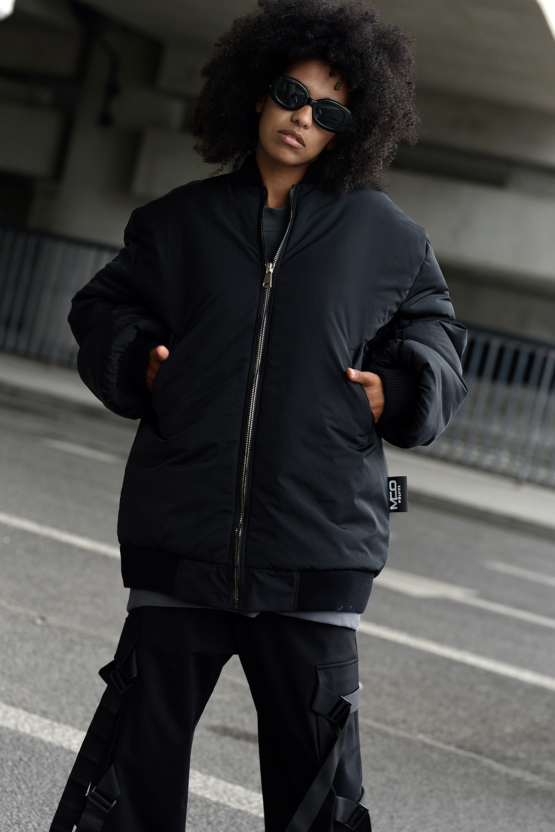 Kurtka damska bomberka MC Bomberss czarna