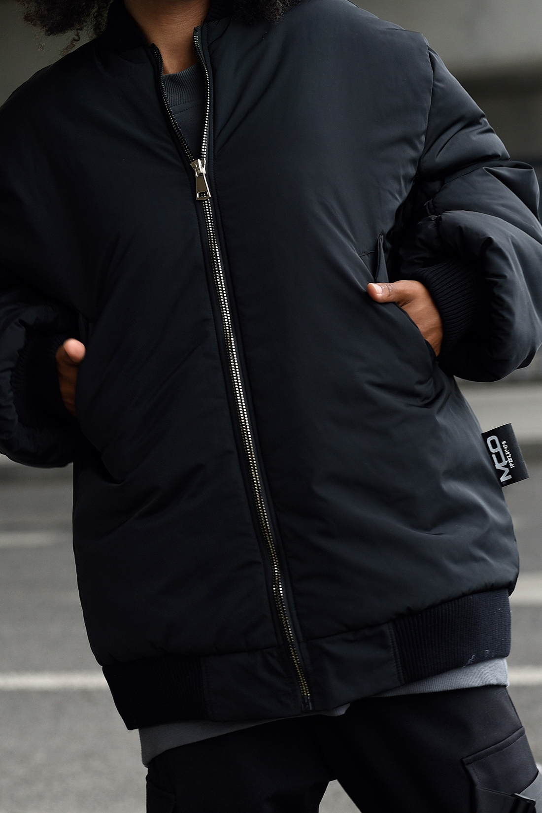 Kurtka damska bomberka MC Bomberss czarna Kurtka damska bomberka MC Bomberss czarna