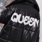 Płaszcz długi puchowy MC Queen czarny