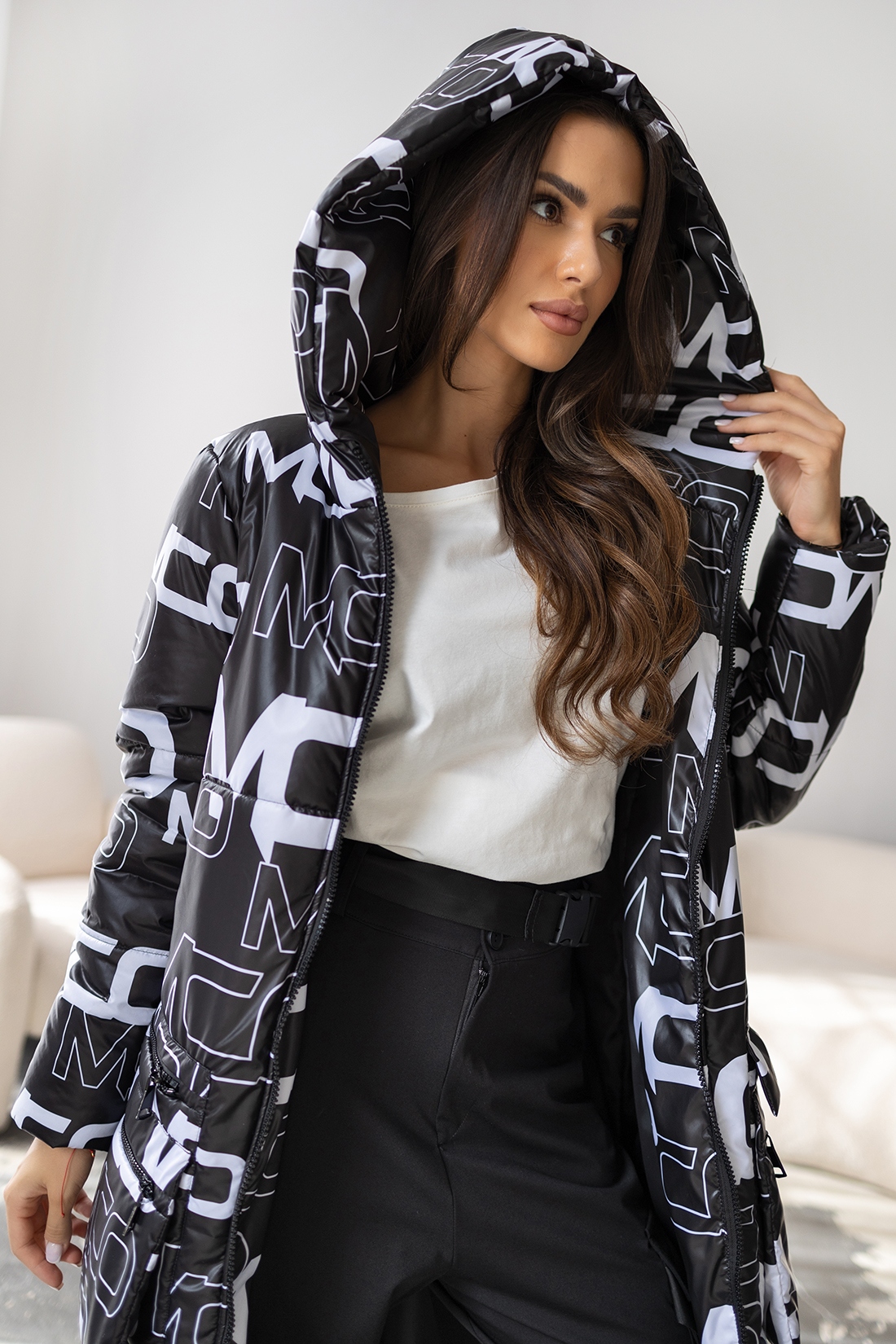 Płaszcz puchowy MC Final czarny