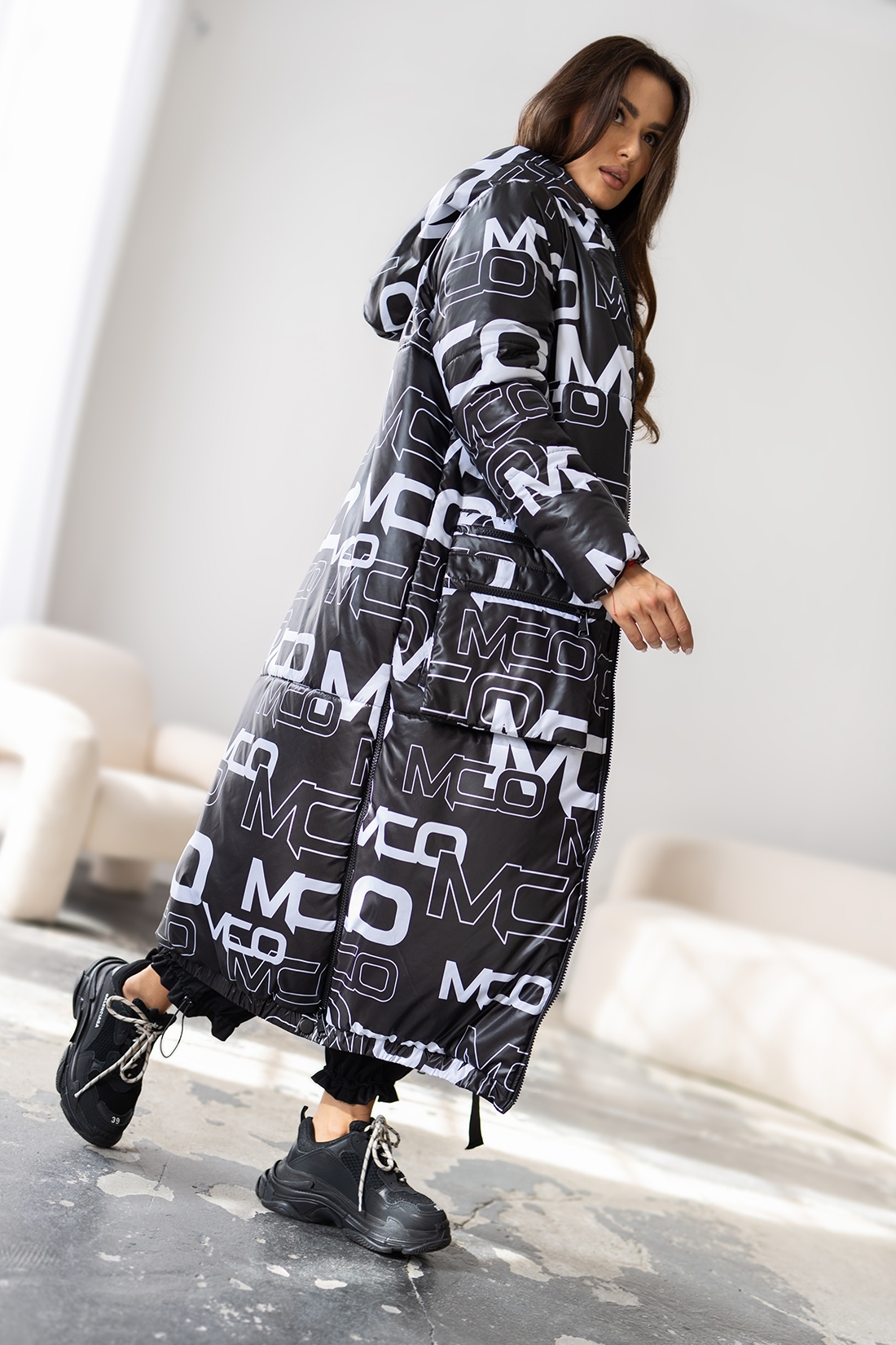 Płaszcz puchowy MC Final czarny