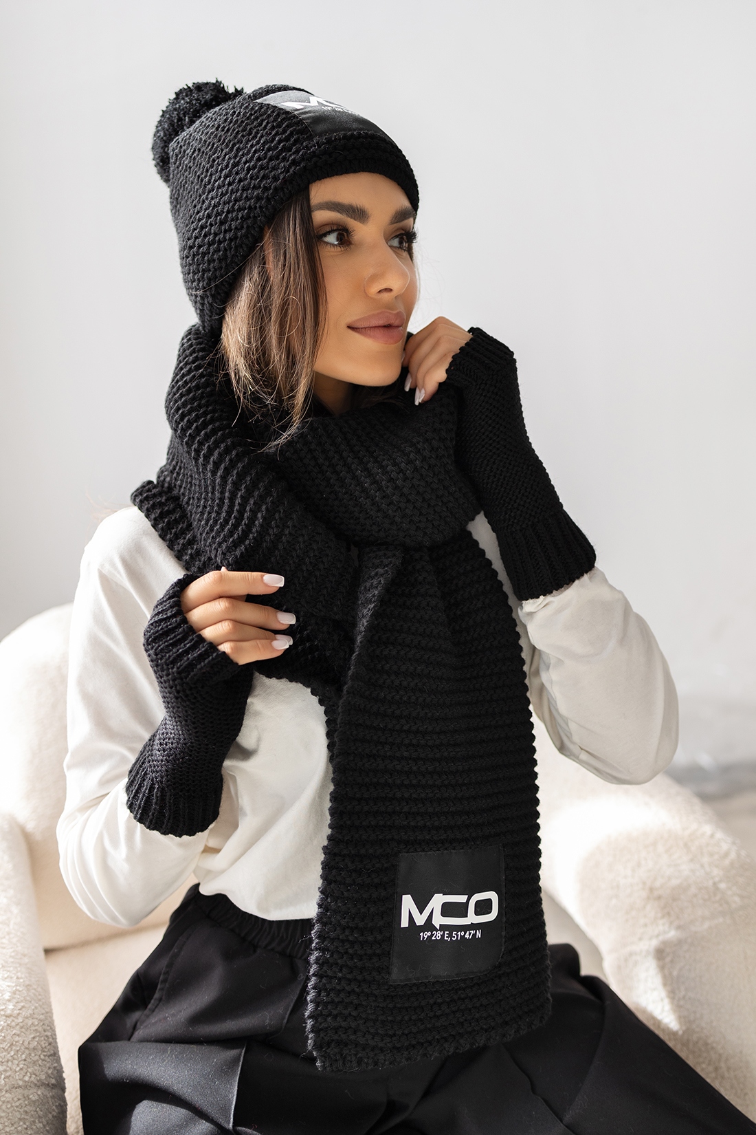 Komplet zimowy 3- częściowy MC Wint czarny