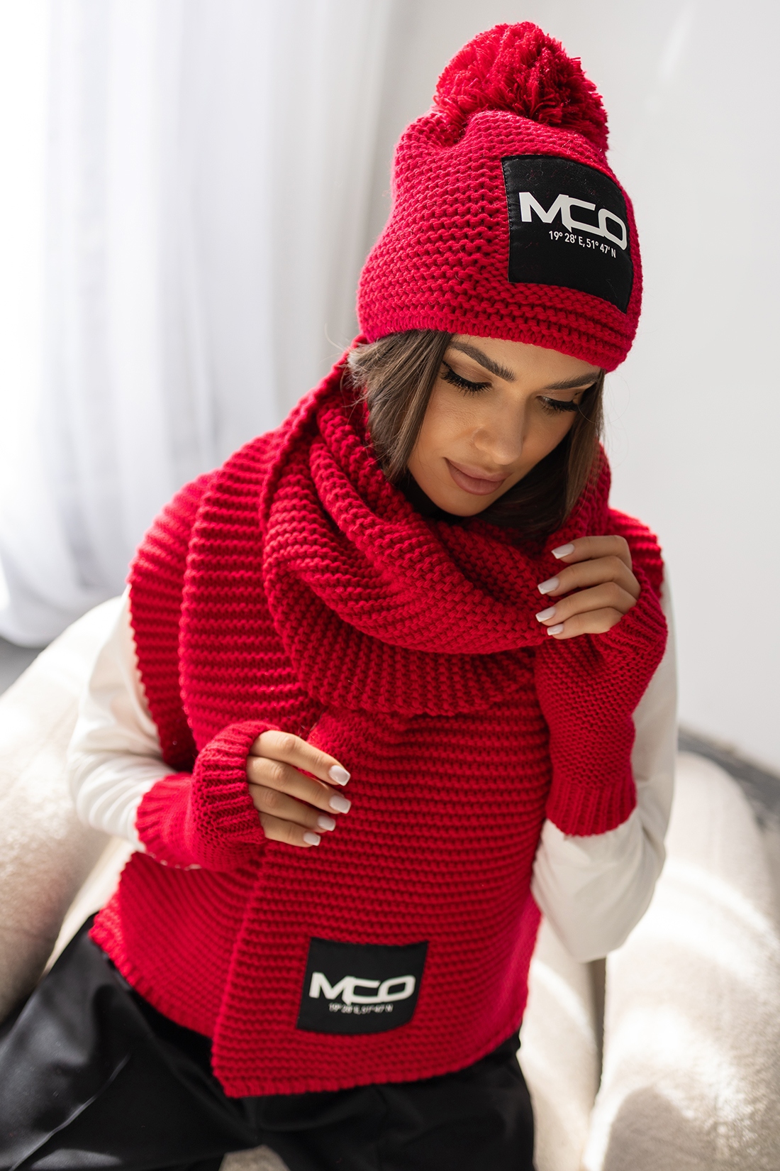 Komplet zimowy 3- częściowy MC Wint czerwony