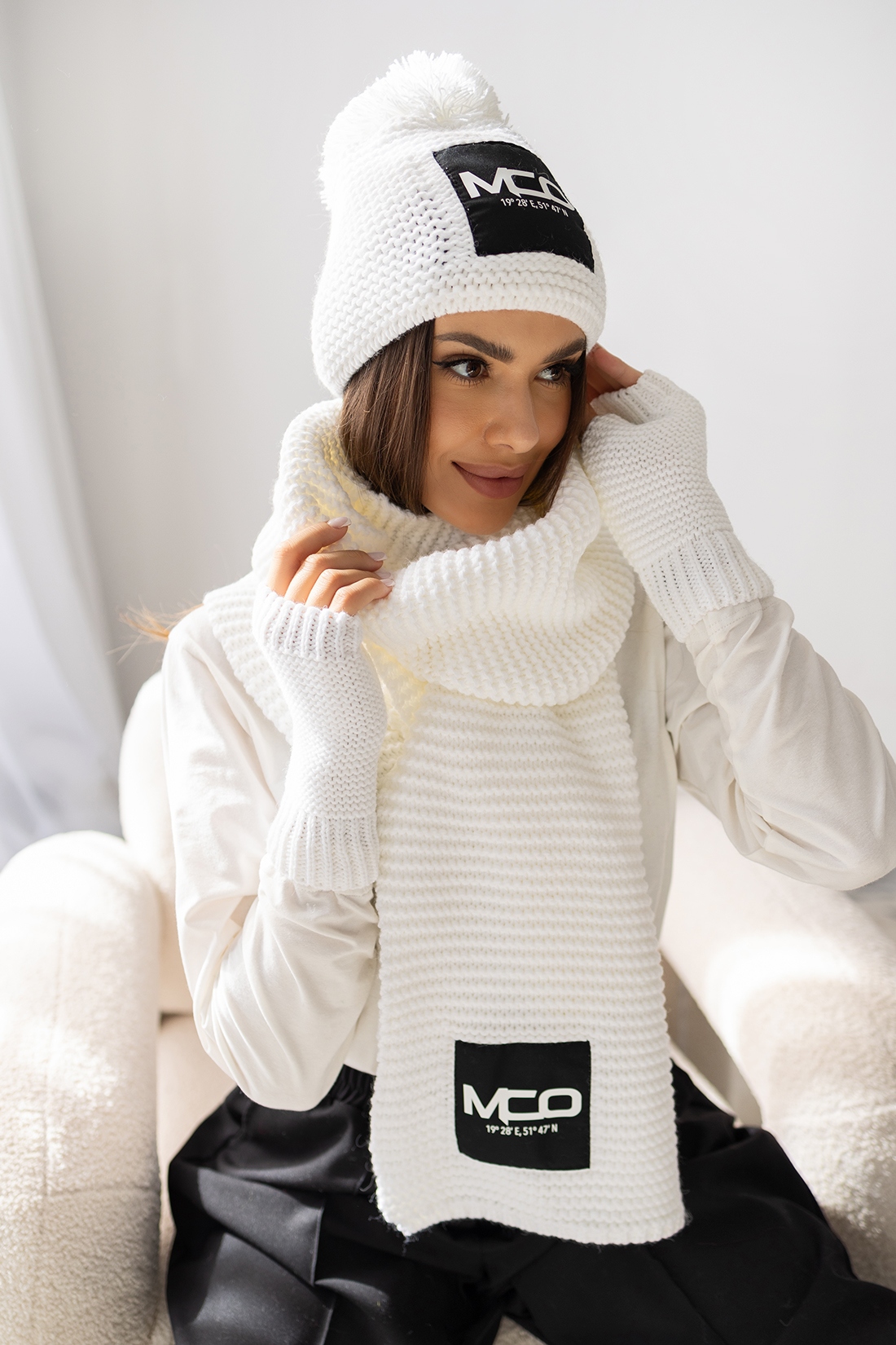 Komplet zimowy 3- częściowy MC Wint ecru