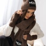 Komplet zimowy 3- częściowy MC Wint brązowy