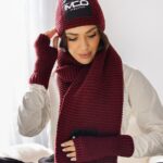 Komplet zimowy 3- częściowy MC Wint bordowy