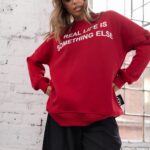 Bluza oversize MC RealLife czerwona