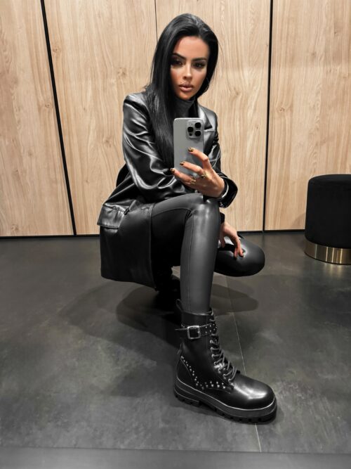 PRZEDSPRZEDAŻ Workery damskie MANNER OLAVOGA czarne