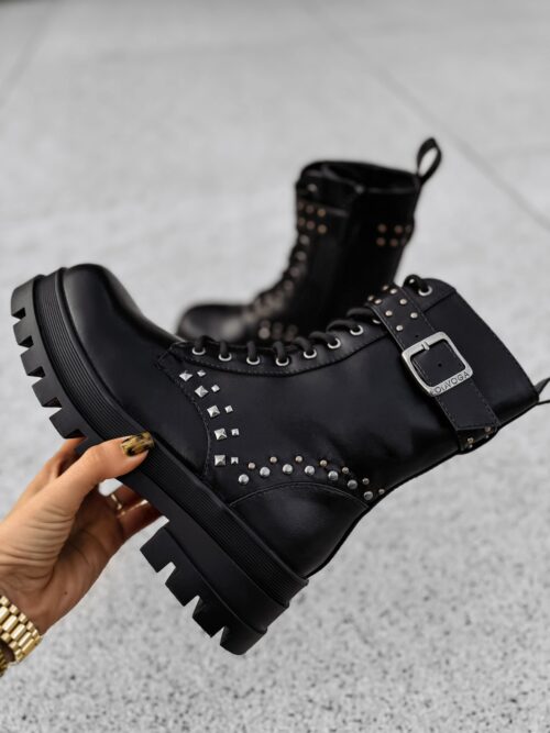 PRZEDSPRZEDAŻ Workery damskie MANNER OLAVOGA czarne