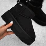 PRZEDSPRZEDAŻ Botki śniegowce MISTIC OLAVOGA czarne