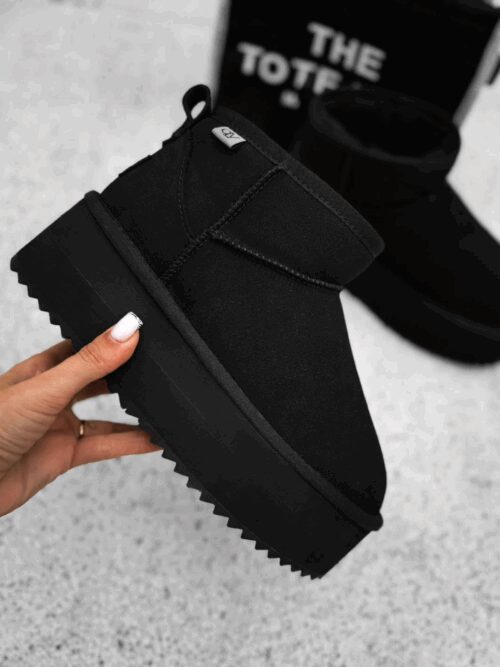 PRZEDSPRZEDAŻ Botki śniegowce MISTIC OLAVOGA czarne