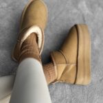 PRZEDSPRZEDAŻ Botki śniegowce MISTIC OLAVOGA beżowe