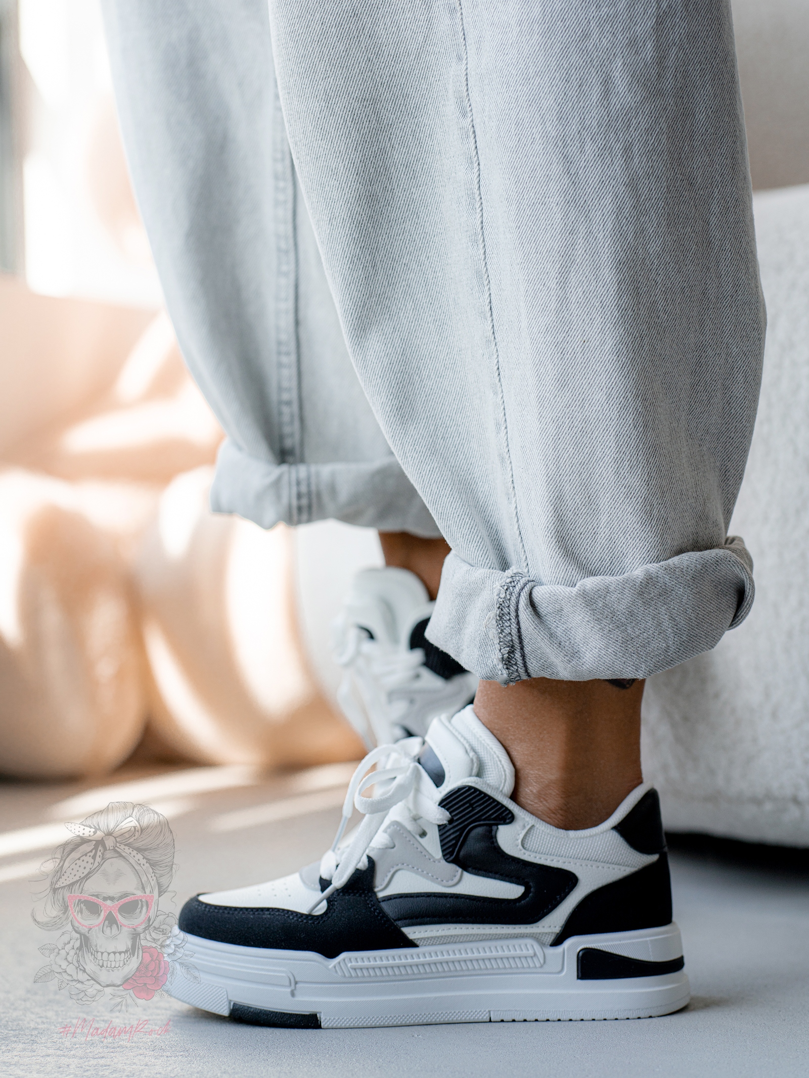 Buty sportowe Madam Tuff białe