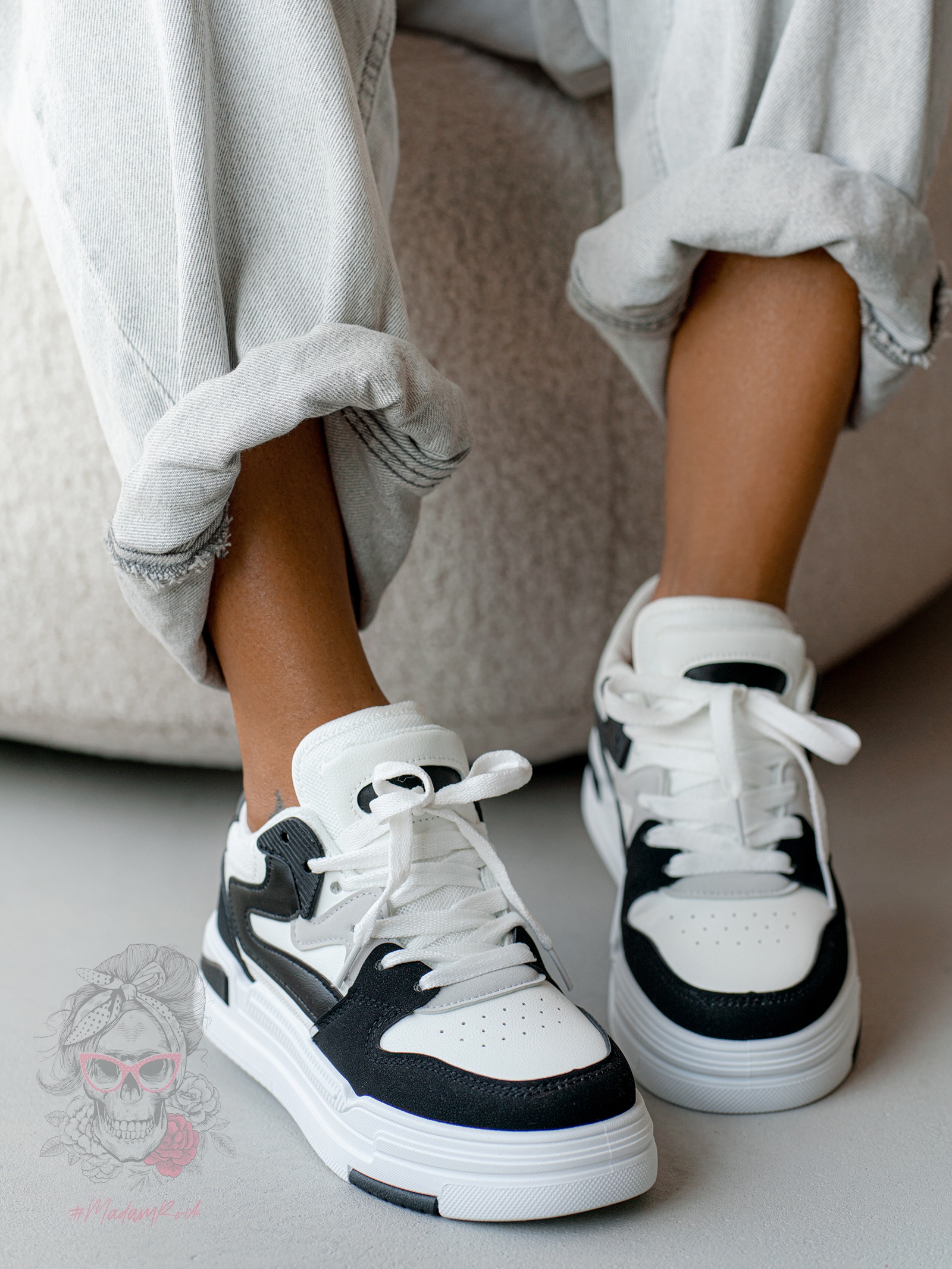 Buty sportowe Madam Tuff białe