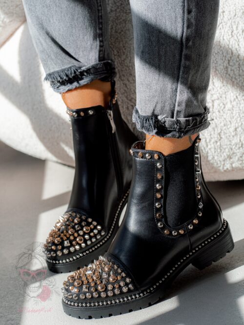 Botki sztyblety Rock Obava czarne