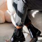 Botki sztyblety Rock Obava czarne