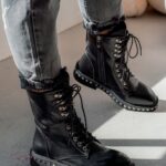 Workery damskie Rock Kazer Czarne