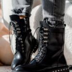 Workery damskie Rock Kazer Czarne