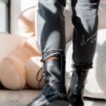 Workery damskie Rock Kazer Czarne