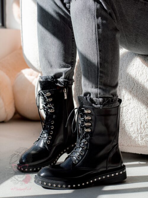 Workery damskie Rock Kazer Czarne