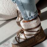 Śniegowce z barankiem Rock Cloe khaki