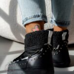 Śniegowce z barankiem Rock Cloe czarne