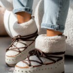 Śniegowce z barankiem Rock Cloe beżowe