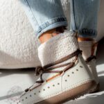 Śniegowce z barankiem Rock Cloe beżowe