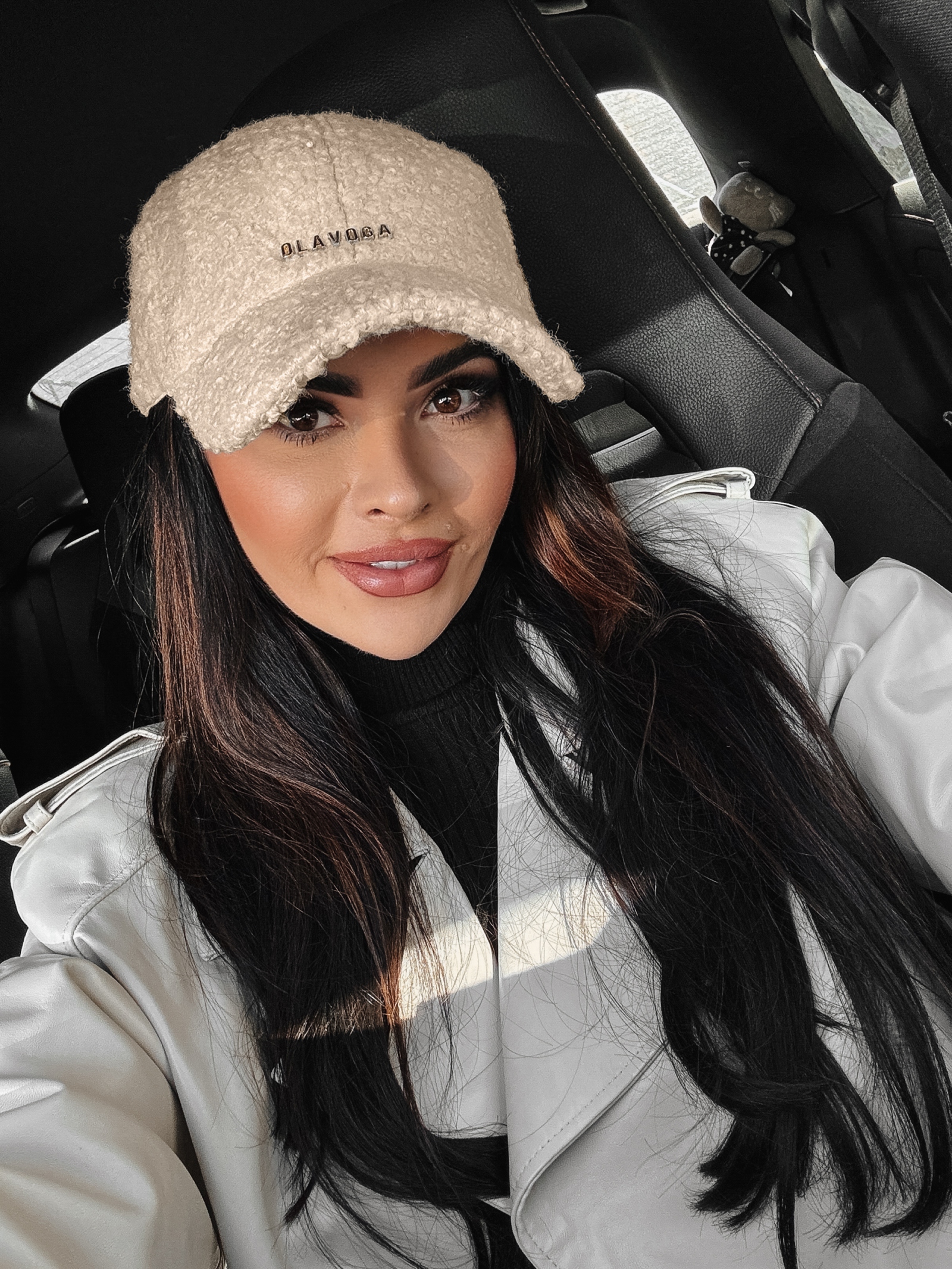 Czapka z daszkiem baranek Deano Ola Voga beżowa