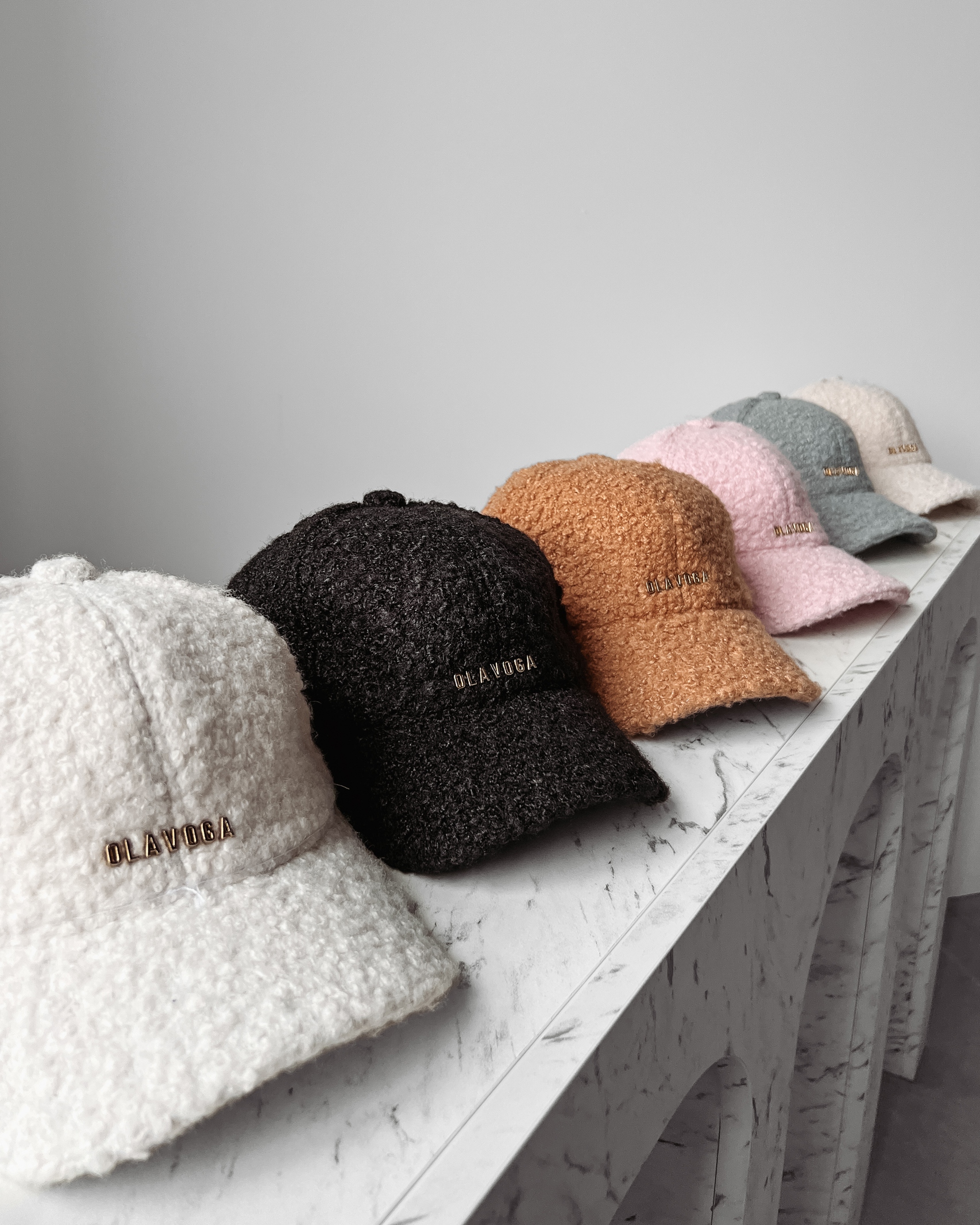 Czapka z daszkiem baranek Deano Ola Voga szara