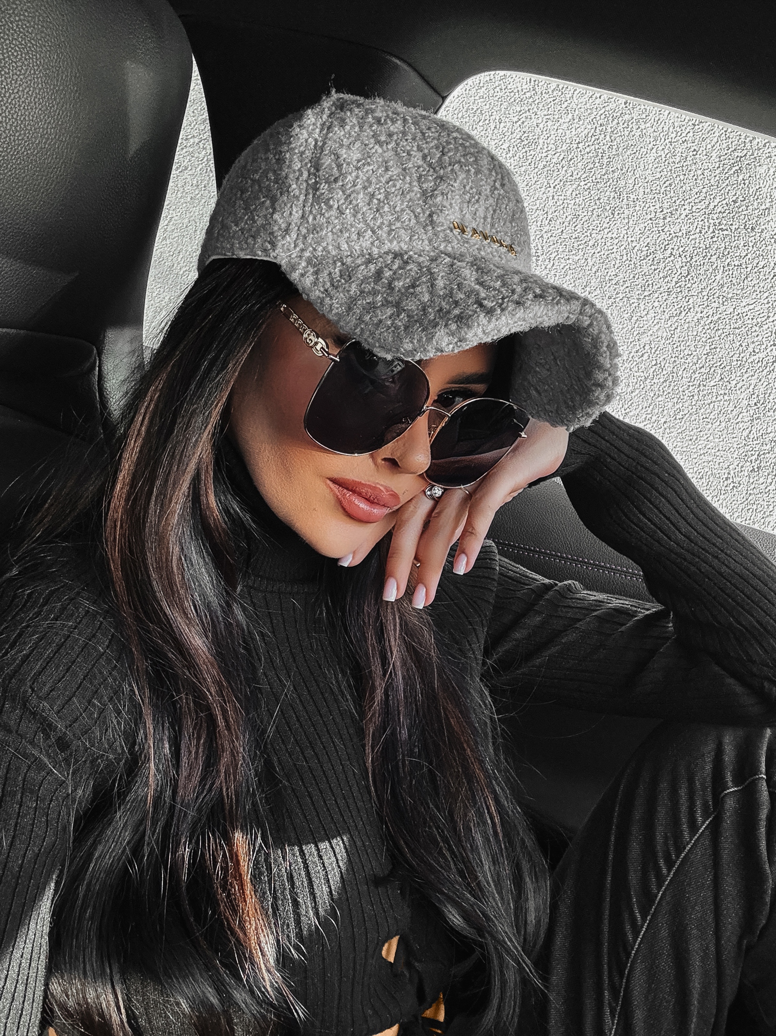 Czapka z daszkiem baranek Deano Ola Voga szara