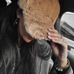 Czapka z futerkiem Giza Ola Voga c.beżowa