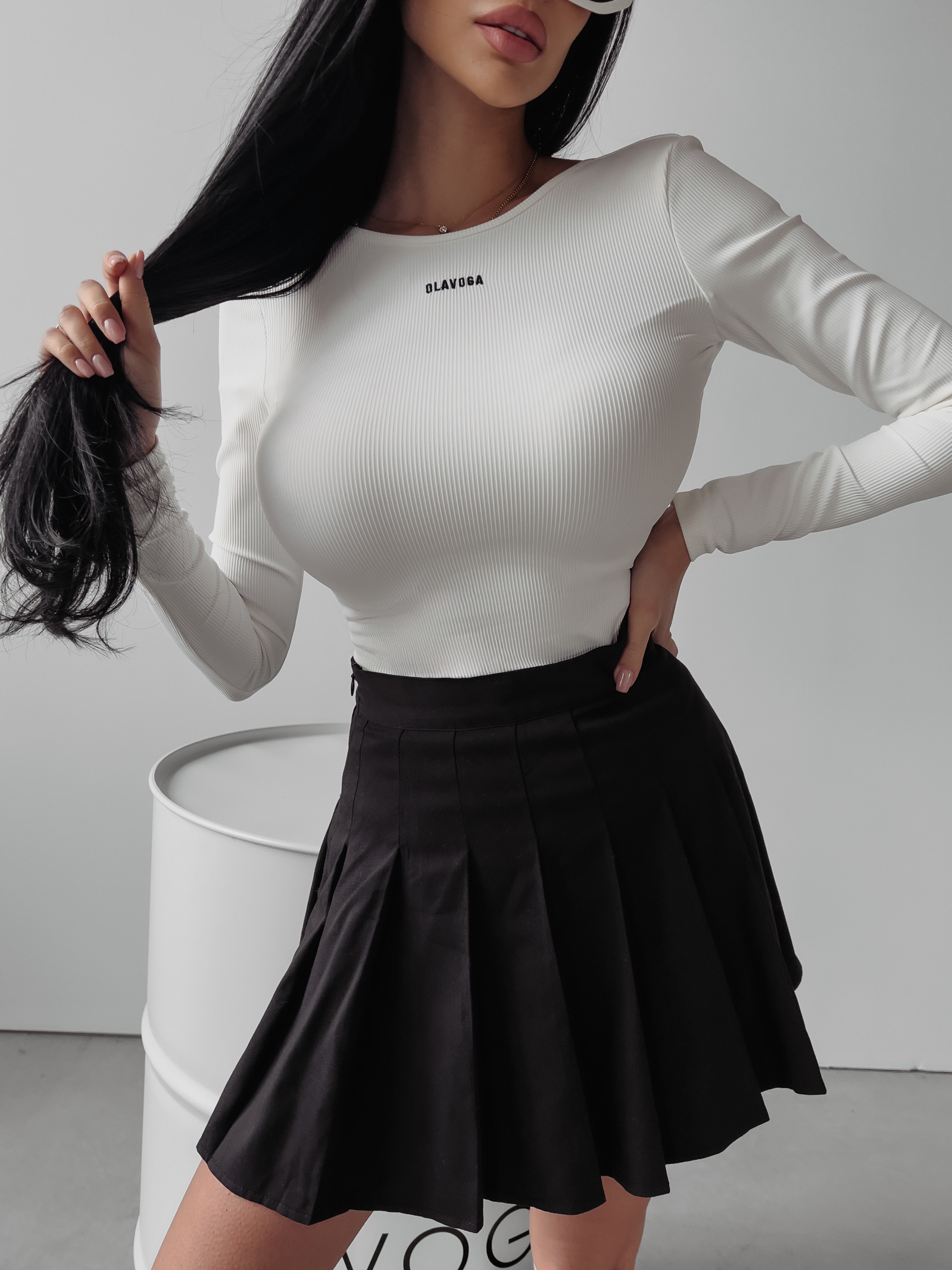 Body z wycięciem Junko Ola Voga ecru Body z wycięciem Junko Ola Voga ecru