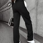 Spodnie z lampasami CLYDE OLAVOGA czarne