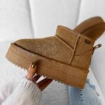 Botki śniegowce MISTIC OLAVOGA karmelowe