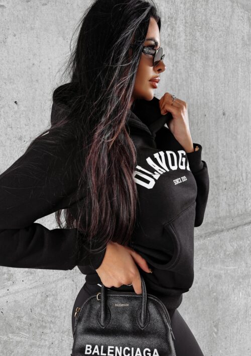 Bluza z kapturem MAKI OLAVOGA czarna