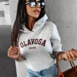 Bluza z kapturem MAKI OLAVOGA j.szary