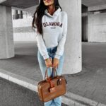 Bluza z kapturem MAKI OLAVOGA j.szary