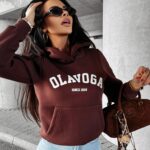 Bluza z kapturem MAKI OLAVOGA czekolada