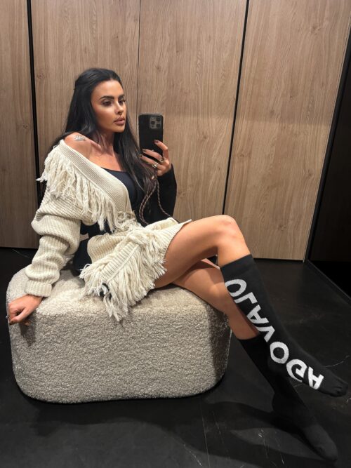 Skarpetki damskie za kostkę MASOKI OLAVOGA czarny