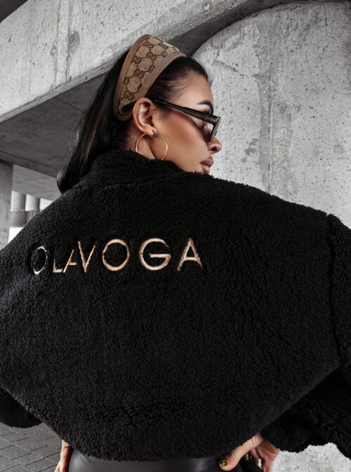 Bluza z baranka PERCHA OLAVOGA czarna