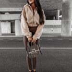 Bluza z baranka PERCHA OLAVOGA beżowa