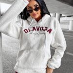Bluza hoodie SAGADA OLAVOGA ecru
