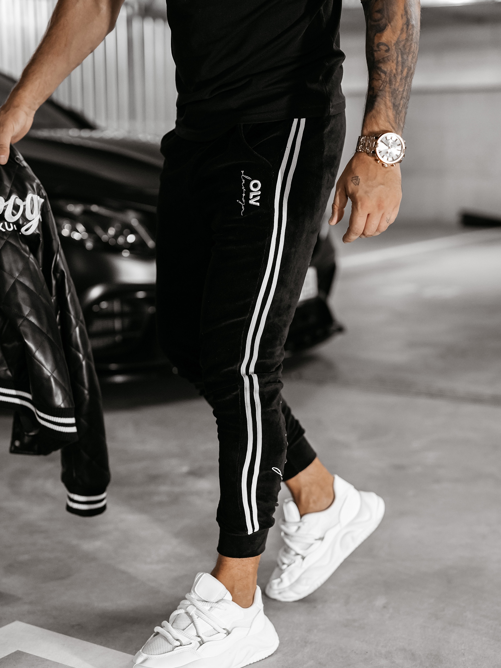 Spodnie męskie JOY OLAVOGA czarne