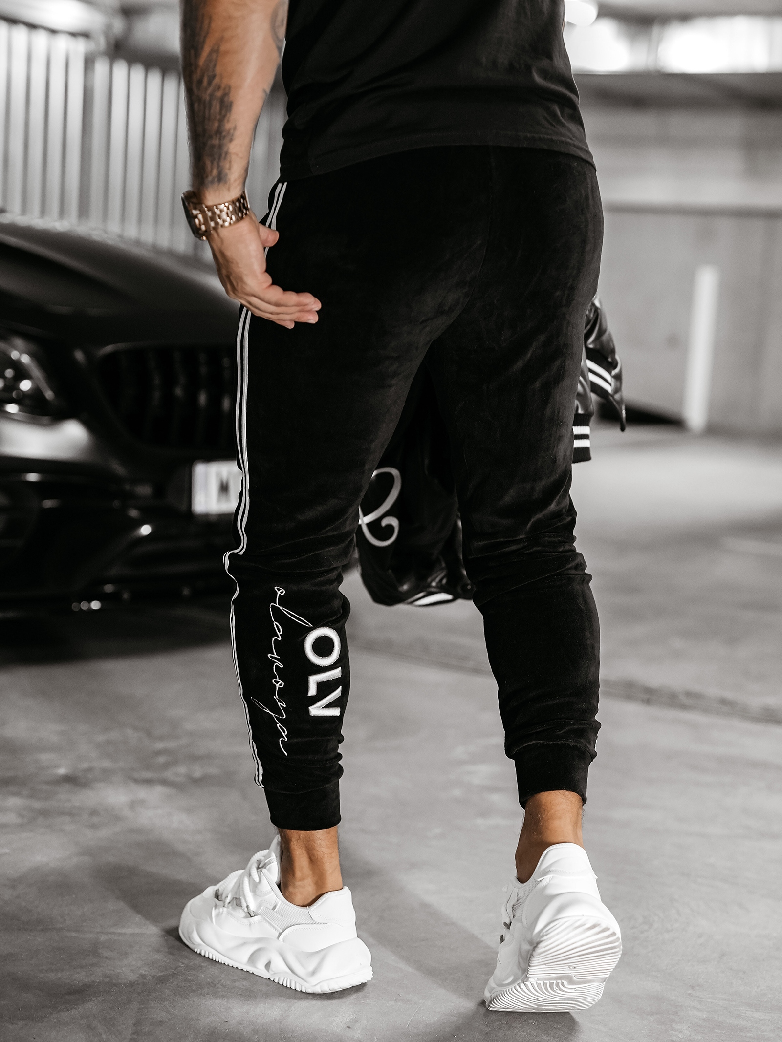 Spodnie męskie JOY OLAVOGA czarne