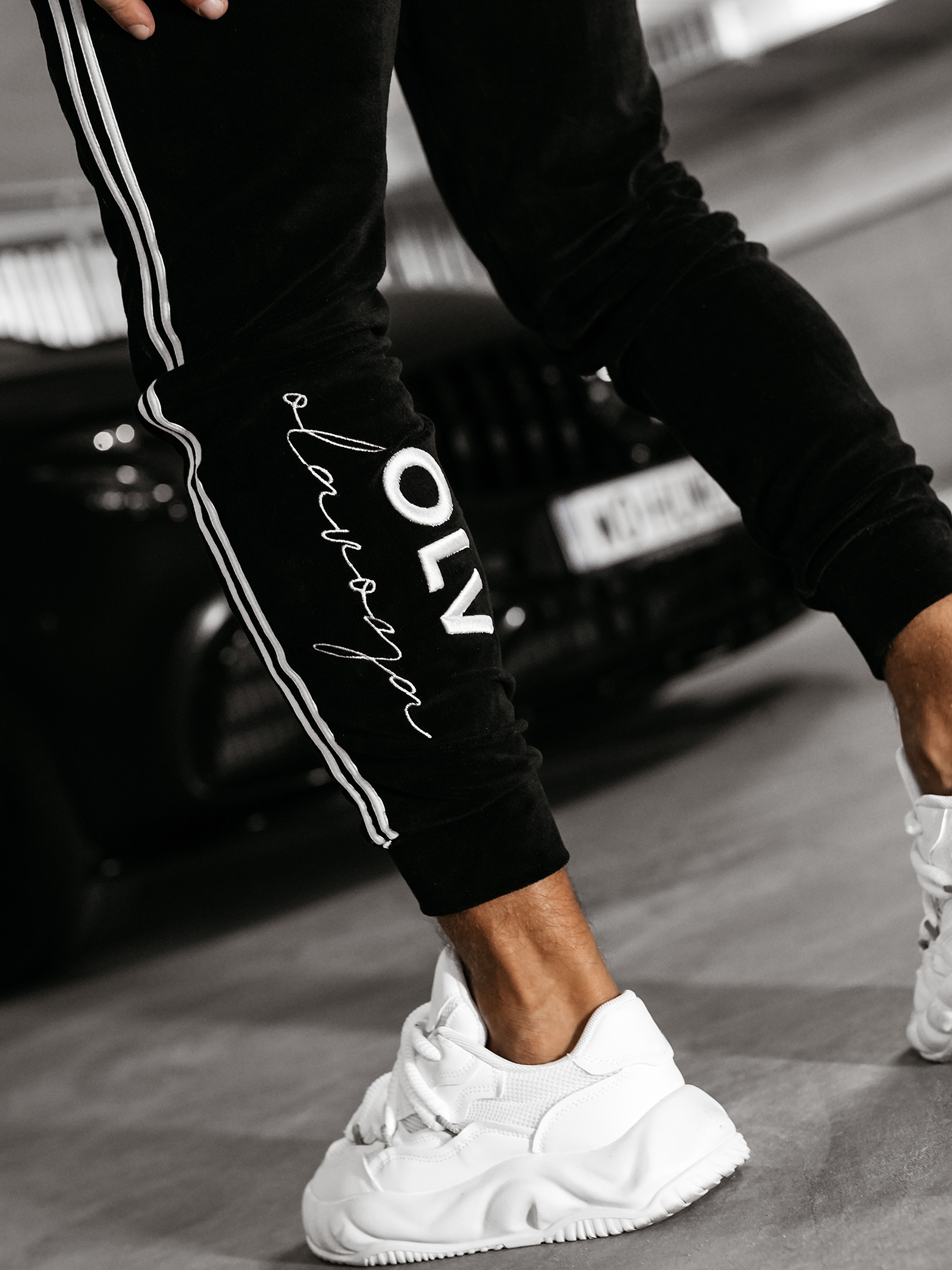 Spodnie męskie JOY OLAVOGA czarne