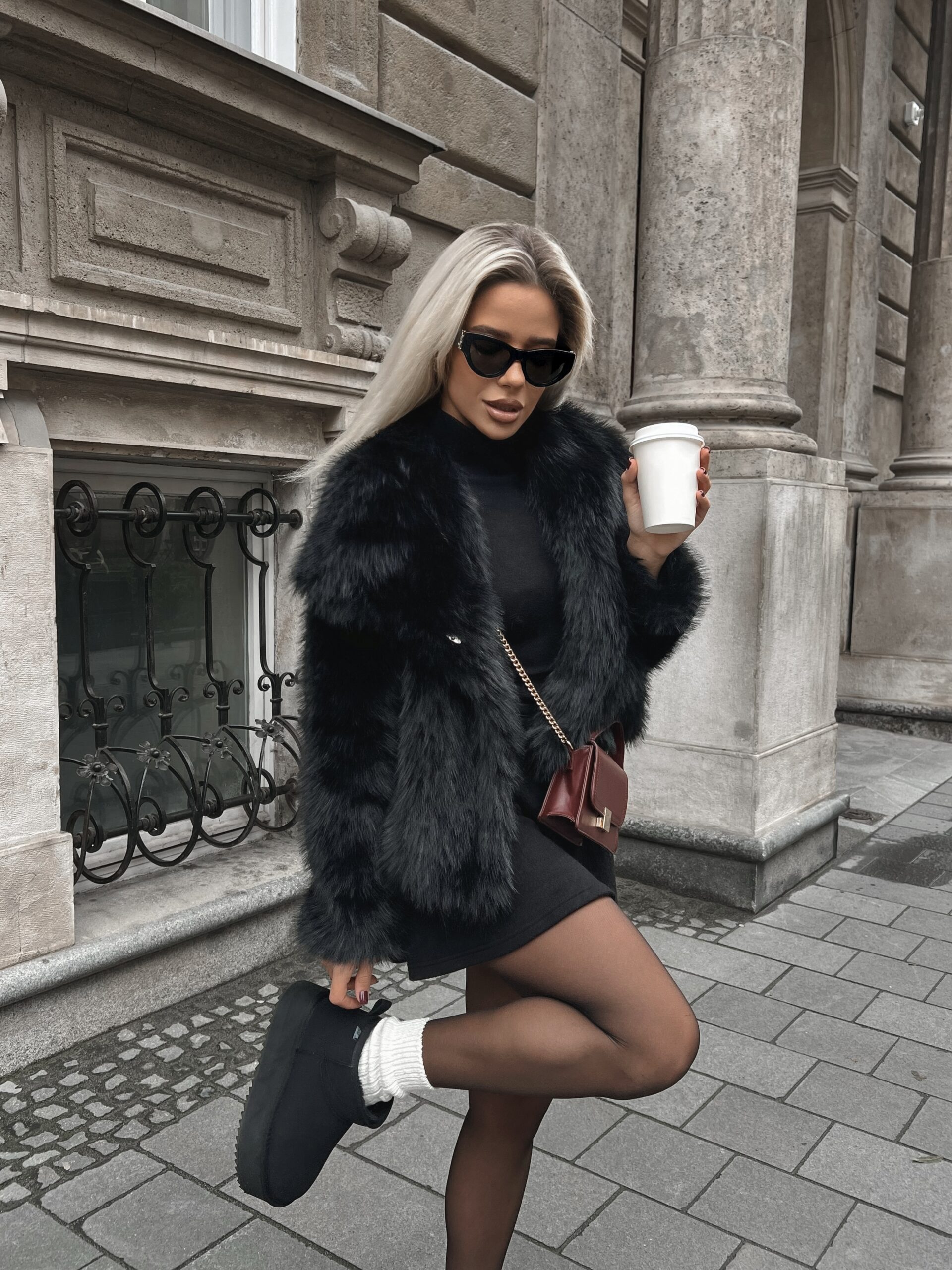 Botki śniegowce MISTIC OLAVOGA czarne