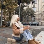 Botki śniegowce MISTIC OLAVOGA karmelowe