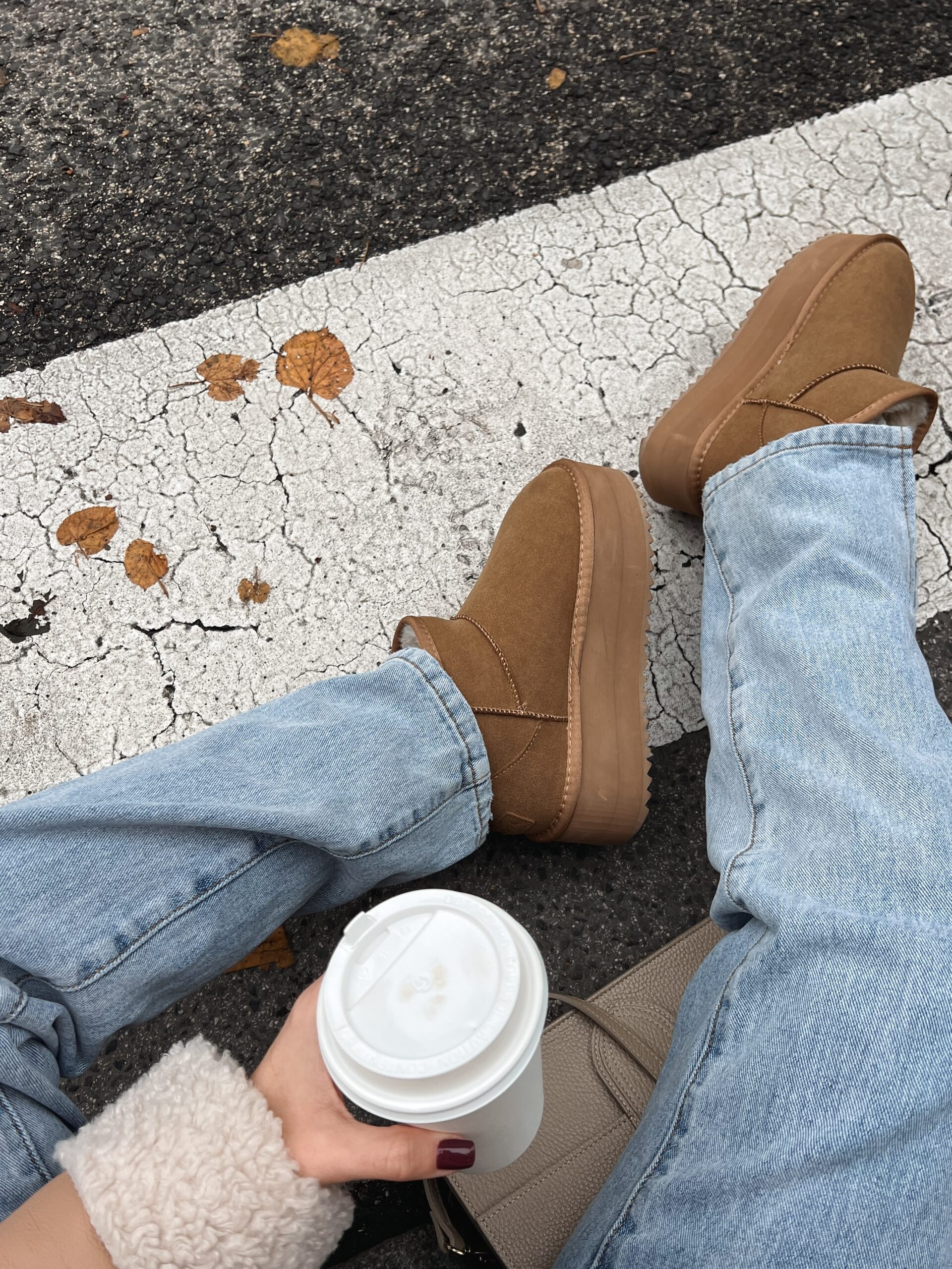 Botki śniegowce MISTIC OLAVOGA karmelowe